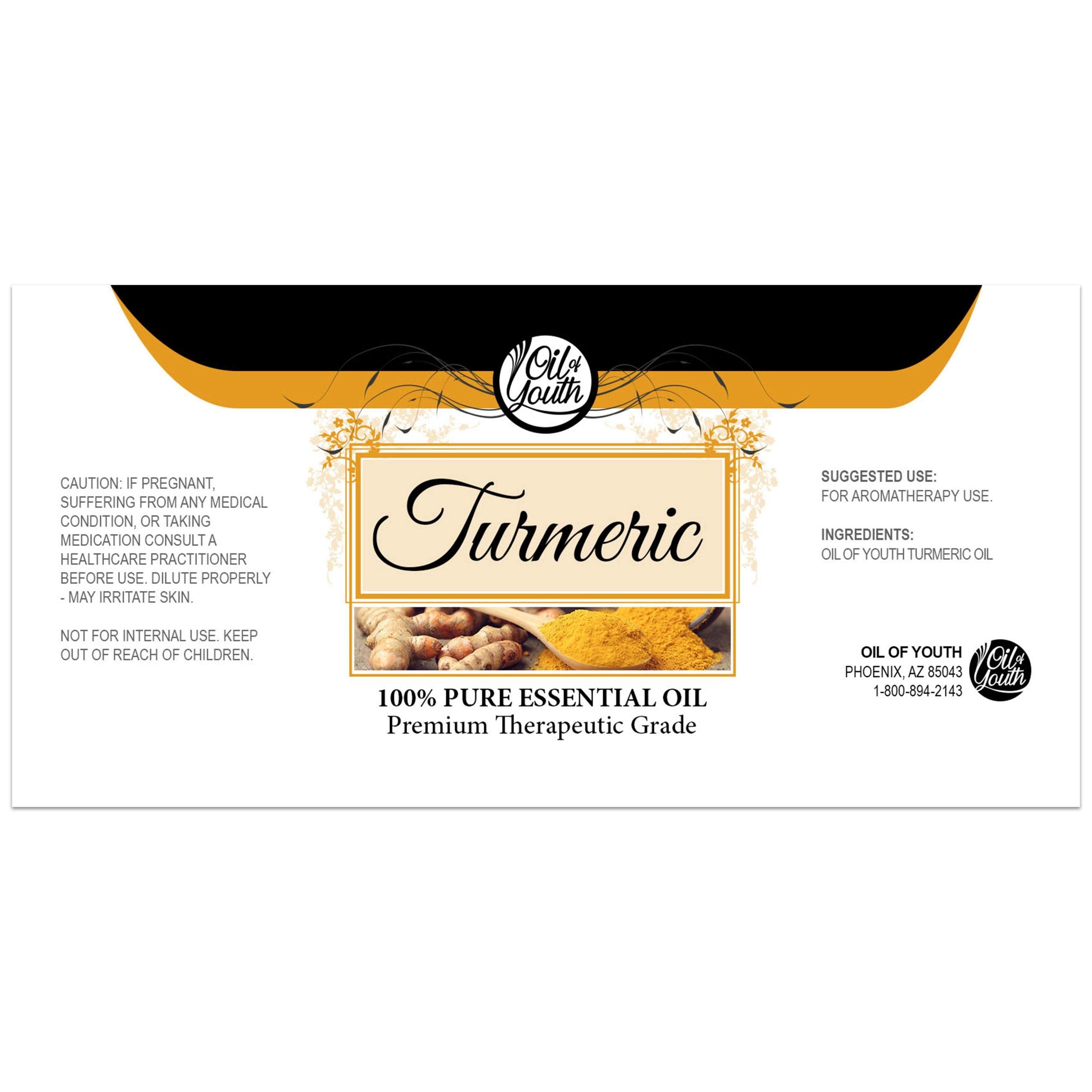 Oil of Youth Turmeric Essential Oil 4 Fl Oz – Aromatherapy & Skin Care
