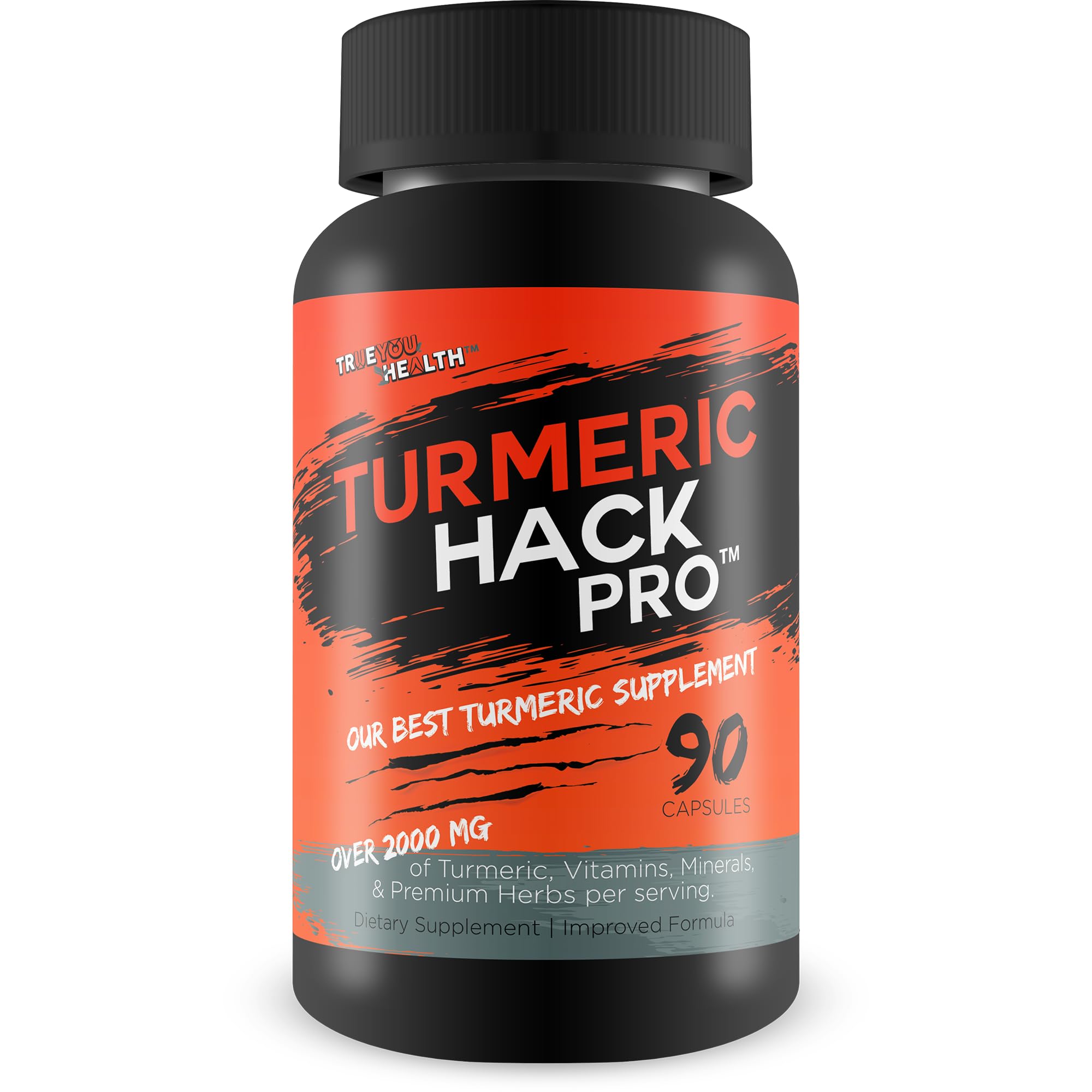 Turmeric Hack Pro - High-Absorption Turmeric Curcumin with Black Pepper & Ginger