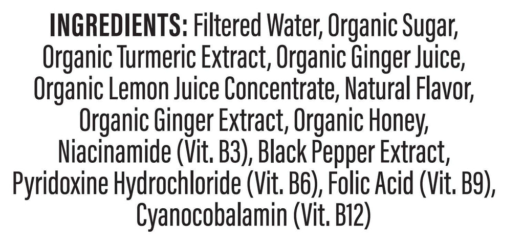 Turmeric Time Turmeric Shots – Ginger, Citrus & Honey, 12 Pack | Non-GMO