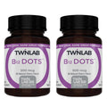 Twinlab B-12 Dots – 500 mcg Vitamin B12, Energy Production Support, 250 Dots (2 Pack)