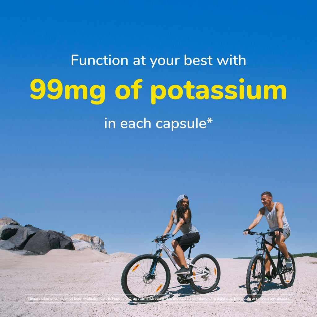 Twinlab Potassium Caps - Electrolyte Support for Heart & Muscle Health