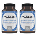 Twinlab Potassium Caps - Electrolyte Support for Heart & Muscle Health (180 Capsules, Pack of 2)