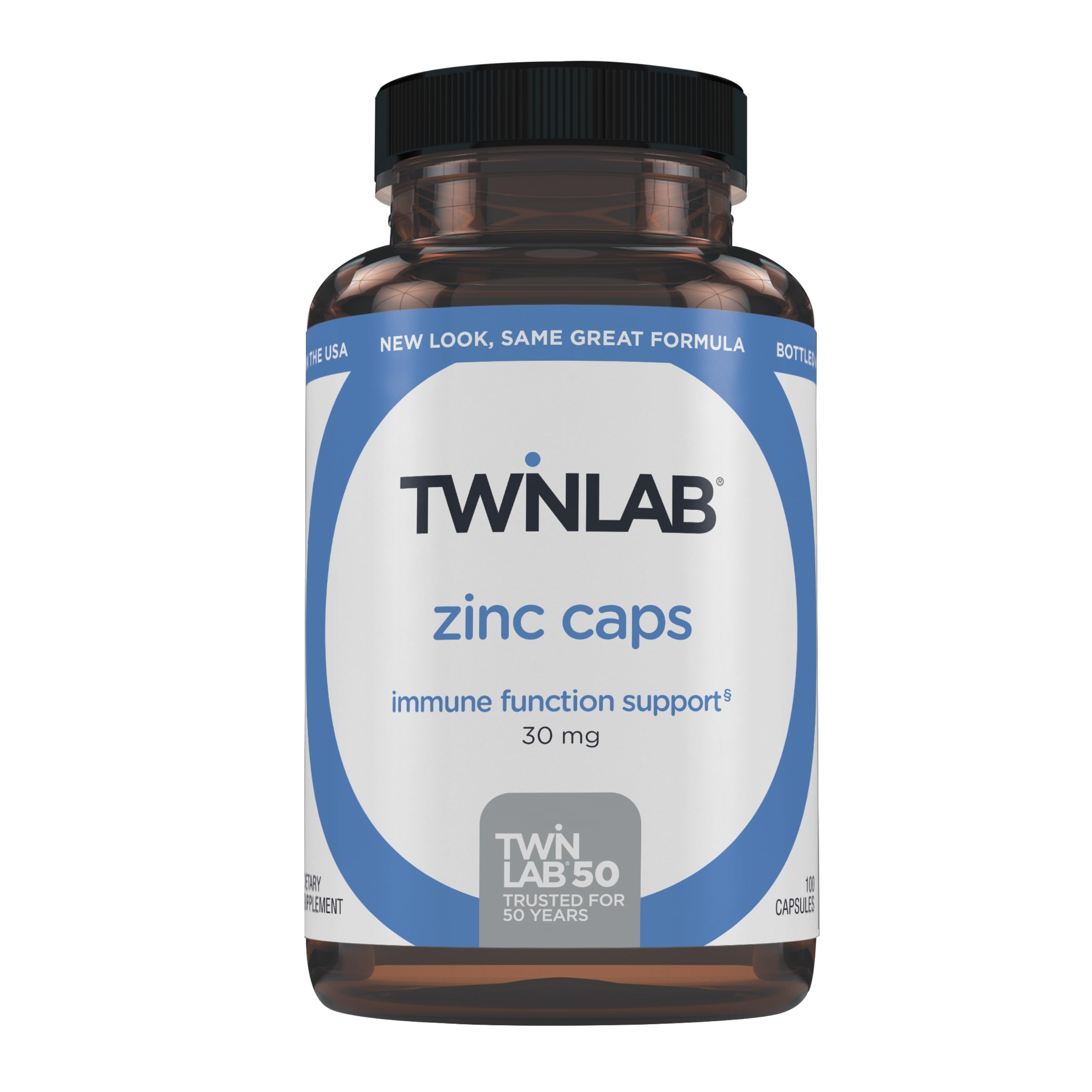 Twinlab Zinc Caps - Immune & Skin Health, 100 Capsules