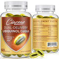 Ubiquinol CoQ10 600 mg Softgels – Dual-Delivery with Omega-3, Shilajit & PQQ, 120 Servings