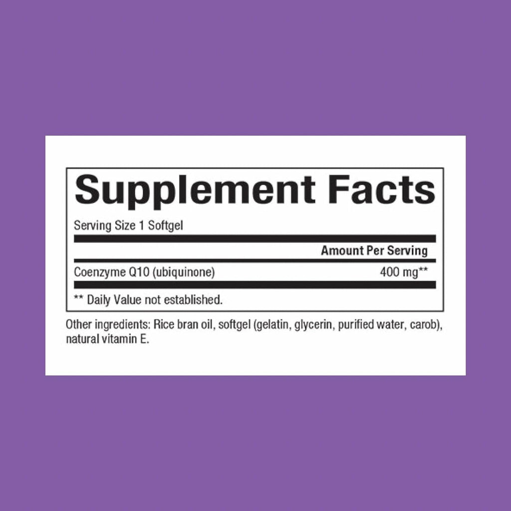 Natural Factors CoQ10 400 mg – Antioxidant Support, Energy Production & Heart Health | 60 Softgels