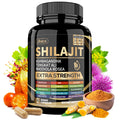 Uheco Shilajit Supplement with Sea Moss, Ashwagandha & Tongkat Ali – 90 Count