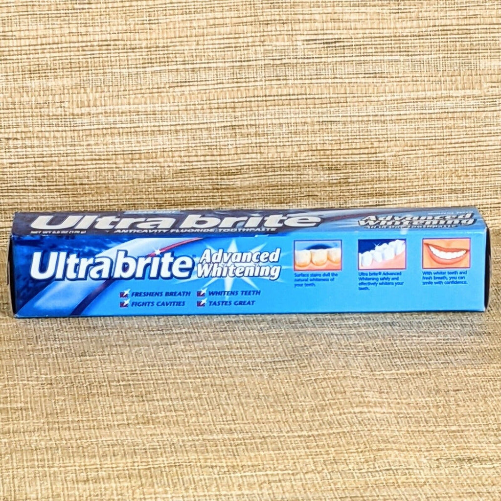 Ultra Brite Advanced Whitening Toothpaste Clean Mint 6 oz – Pack of 7