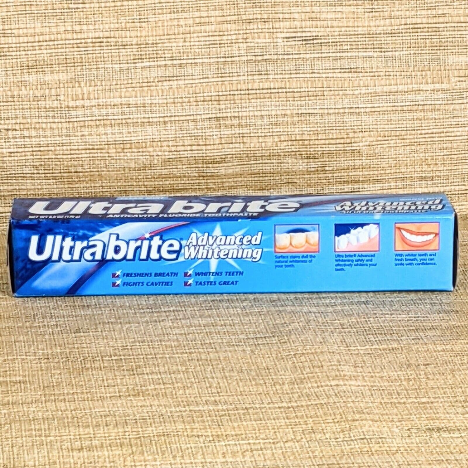 Ultra Brite Advanced Whitening Toothpaste Clean Mint 6 oz – Pack of 7