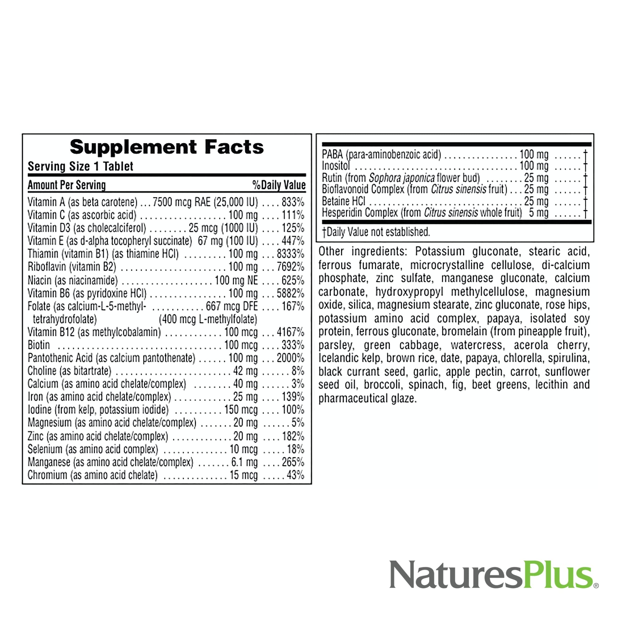 Ultra II ® Multi-Nutrient Sustained Release Tablets | Daily Multivitamin & Mineral