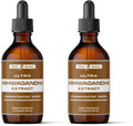 Ultra6 Ashwagandha Liquid Drops – Organic Ashwagandha & Rhodiola (Pack of 2)