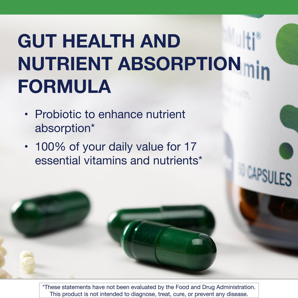 Metagenics UltraFlora Probiotic + Multivitamin – All-in-One Gut Health (30 Caps)