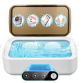 Ultrasonic Cleaner 50KHz, 650ml - Stainless Steel for Dentures, Glasses, Jewelry
