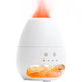 Ultrasonic Essential Oil Diffuser with Himalayan Salt Rock – Flame Effect, 100ML, Auto Off