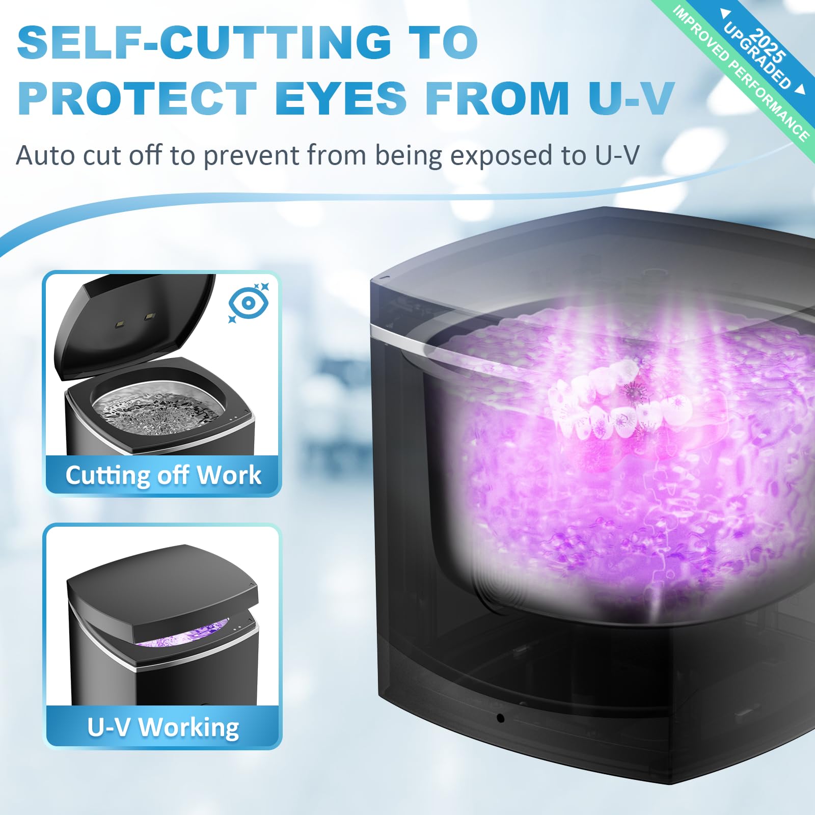 Ultrasonic Retainer Cleaner - 43kHz Denture & Jewelry Cleaner