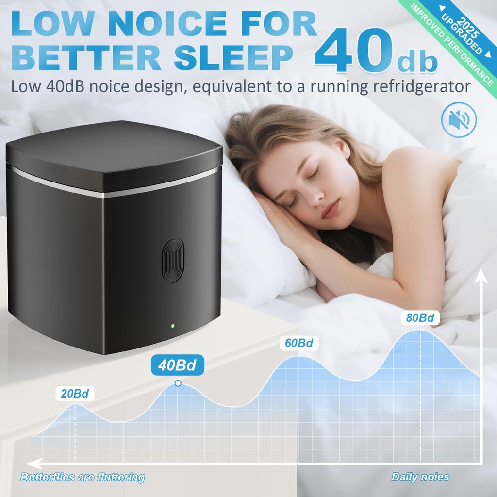 Ultrasonic Retainer Cleaner - 43kHz Denture & Jewelry Cleaner