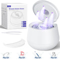 45kHz Ultrasonic Retainer Cleaner - 200ML, UV Light, 4 Modes - White