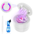 Ultrasonic Retainer Cleaner 45kHz – 180ml, 2 Modes for Dentures, Aligners & Jewelry