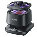 Ultrasonic Retainer Cleaner 45kHz - 3 Modes, Visible Window, Digital Timer - Black