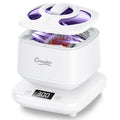 Ultrasonic Retainer Cleaner - Detachable 45kHz, 3 Modes, White