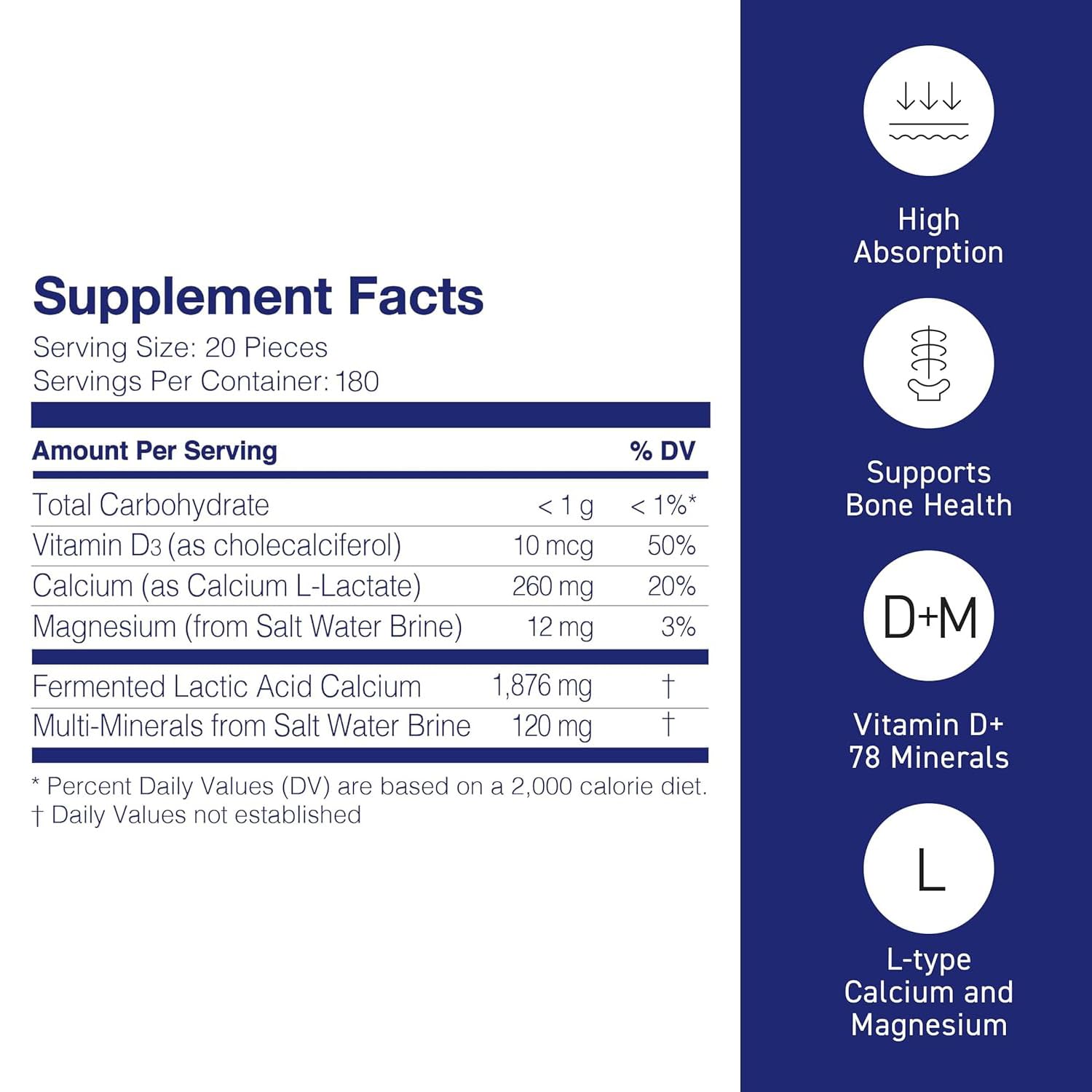 Umeken Mineral L-Calcium D3 360g, 3,600 Balls, 6-Month Supply
