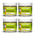 Uncle Harry's Cinnamon Remineralizing Toothpaste – Natural Whitening, Vegan, Fluoride-Free 4 Pack