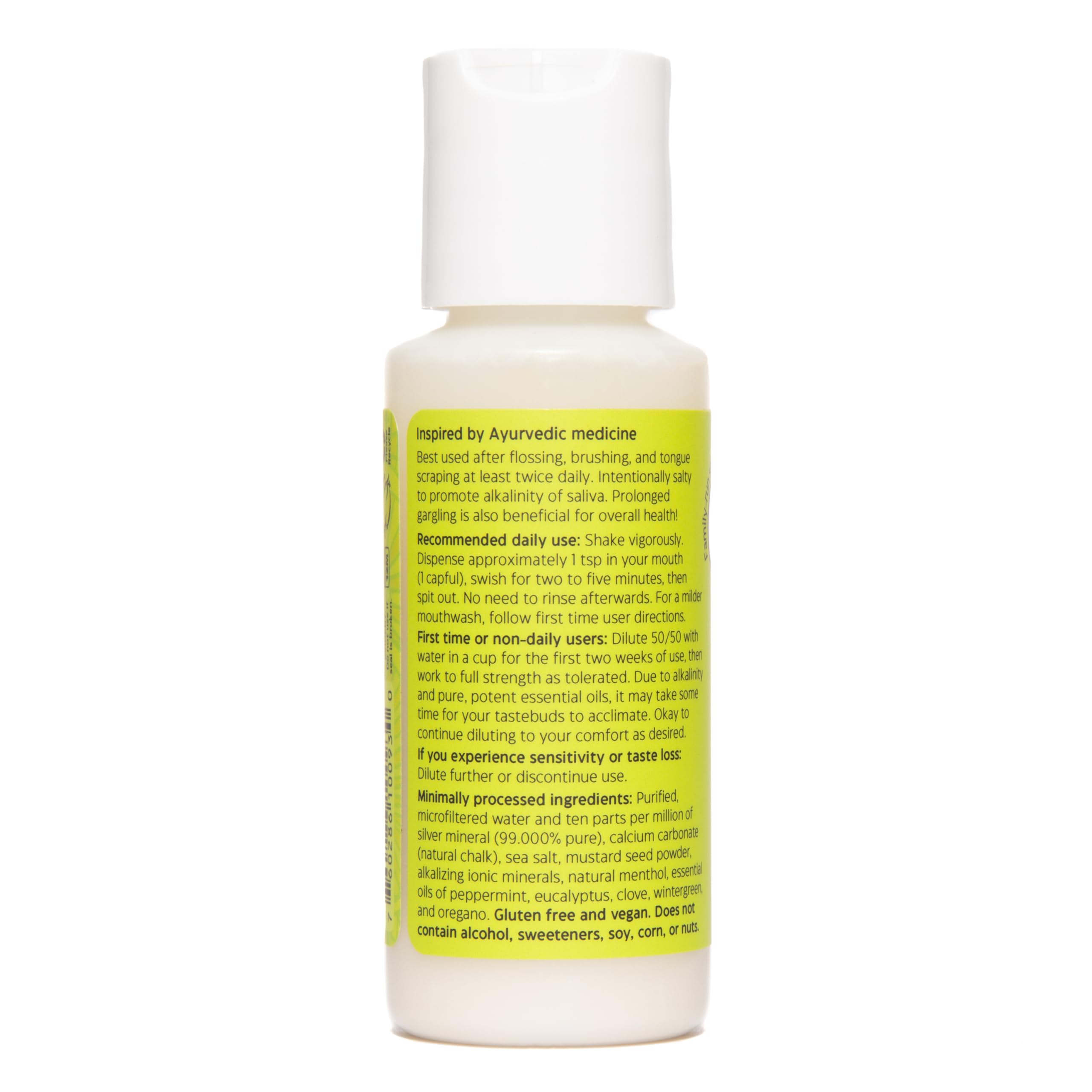 Uncle Harry's Natural Alkalizing Miracle Mouthwash | Bad Breath Relief for Adults & Kids | pH Balanced 2 oz