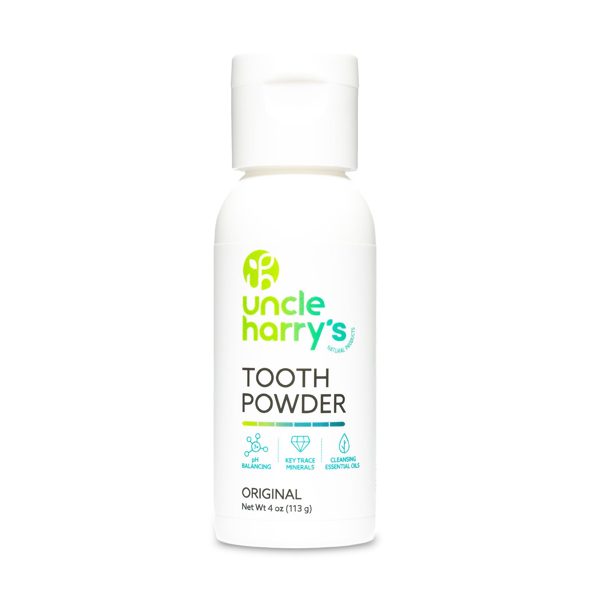Uncle Harry's Remineralizing Tooth Powder – All Natural Enamel Support & Whitening (4 oz)