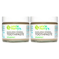 Uncle Harry's Spearmint Remineralizing Toothpaste - Natural Whitening, Vegan, Fluoride Free | 2 Pack