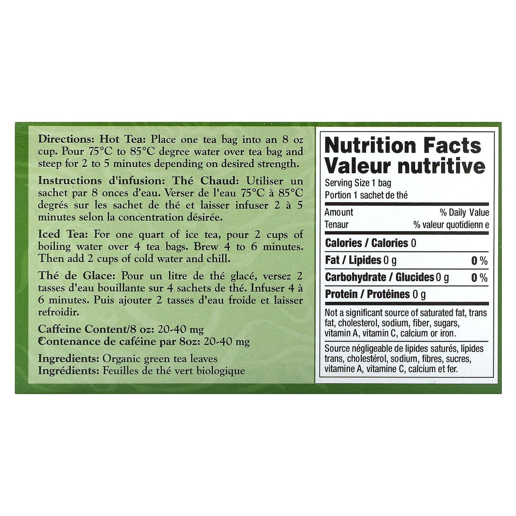 Uncle Lee's Organic Green Tea - 40 Tea Bags (2.26 oz / 64 g)