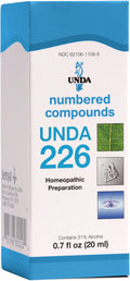UNDA 226 Numbered Compounds | Homeopathic Preparation | 0.7 fl oz
