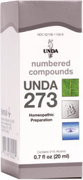 UNDA 273 Numbered Compounds | Homeopathic Preparation | 0.7 fl. oz.