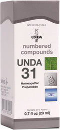 UNDA 31 Numbered Compounds - Homeopathic Preparation (0.7 fl oz)