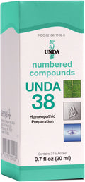 UNDA 38 Numbered Compounds | Homeopathic Preparation | 0.7 fl. oz.
