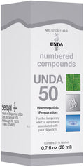 UNDA 50 Numbered Compounds | Homeopathic Preparation | 0.7 fl. oz.