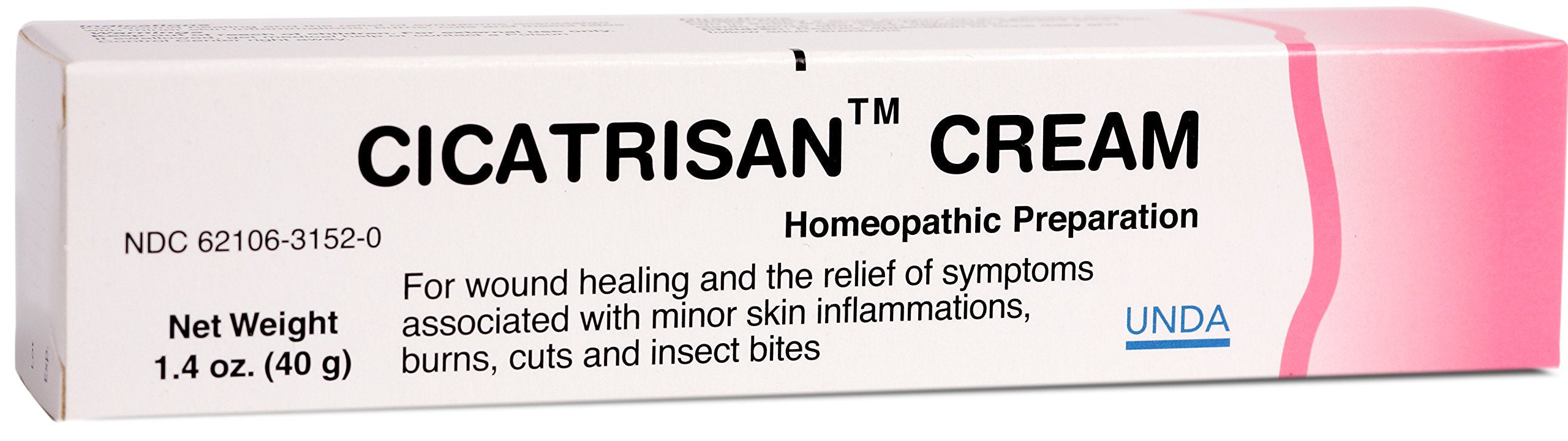 UNDA Cicatrisan Cream – Homeopathic Remedy for Minor Skin Irritations (1.4 oz)