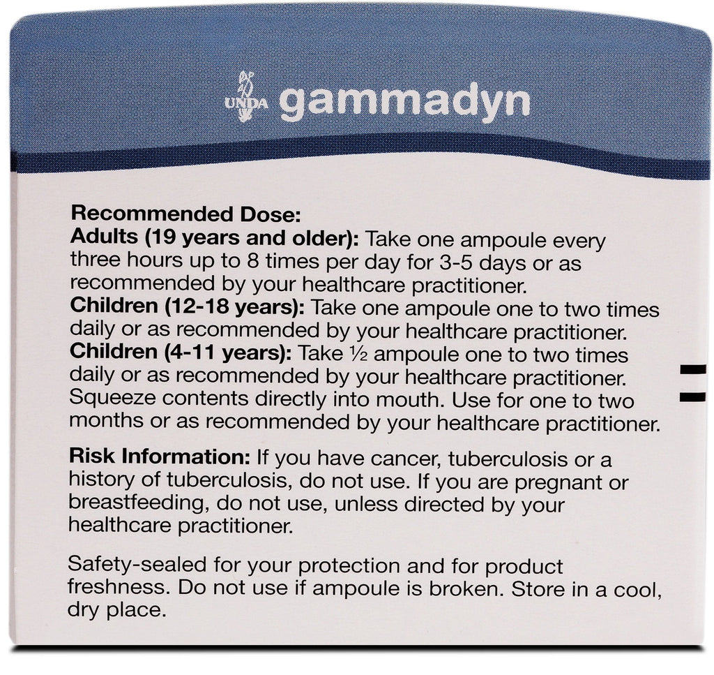 UNDA GAMMADYN Cu | Copper Oligo-Element Supplement | 30 Ampoules