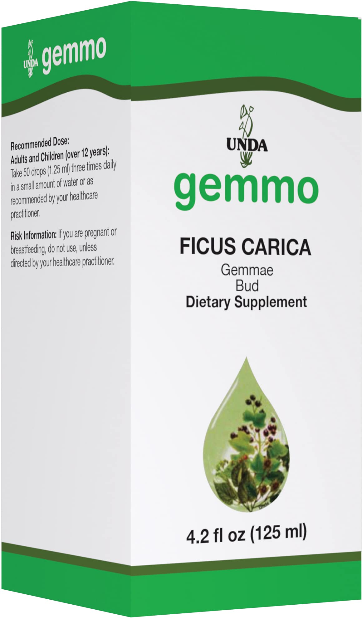 UNDA Gemmo Therapy Ficus Carica – Fig Bud Extract | 4.2 fl oz