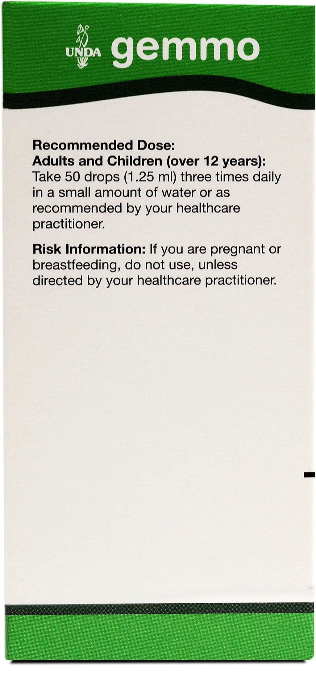 UNDA Gemmo Therapy Juglans Regia | English Walnut Bud Extract | 4.2 fl. oz.
