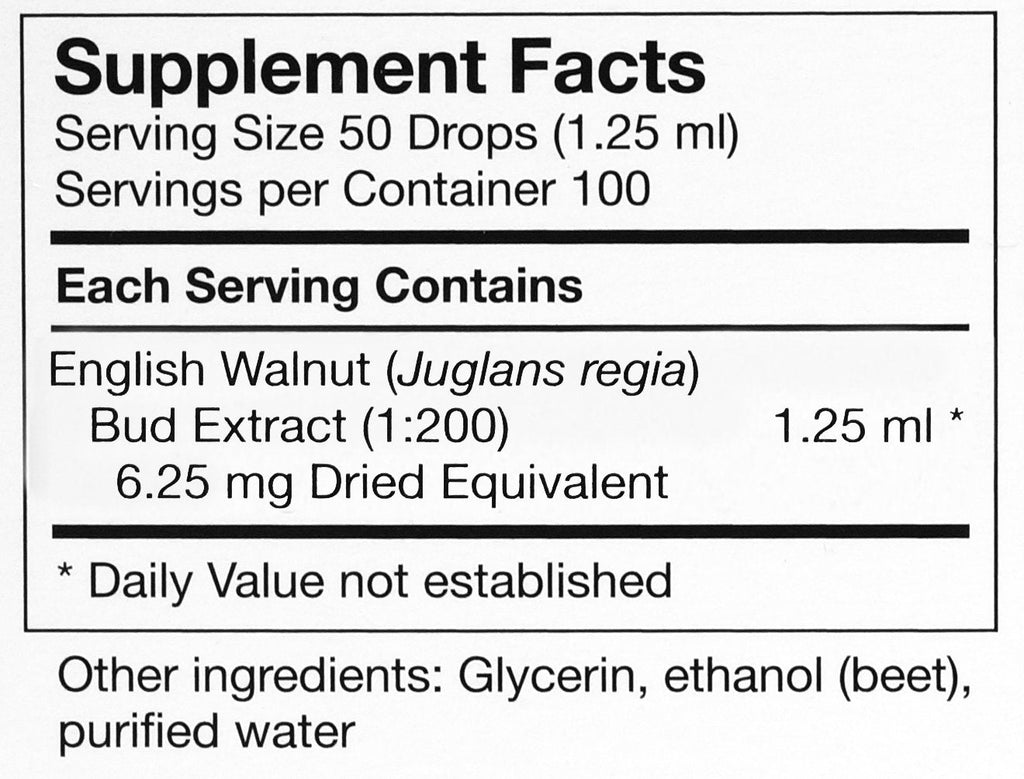 UNDA Gemmo Therapy Juglans Regia | English Walnut Bud Extract | 4.2 fl. oz.