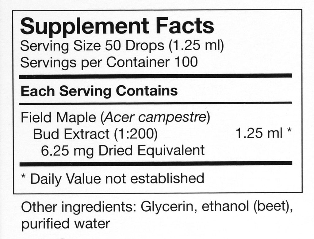 UNDA Gemmo Therapy Acer Campestre | Field Maple Bud Extract | 4.2 fl. oz.