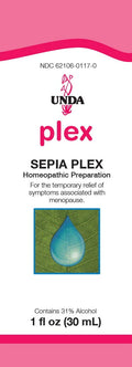 UNDA Sepia Plex – Homeopathic Relief for Menopause Symptoms (1 fl oz)