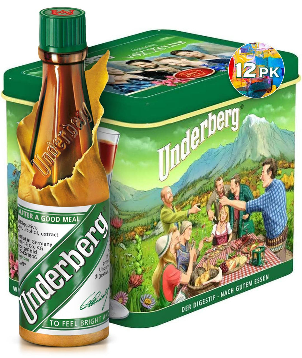 Underberg Annual Collector Tin – Limited Edition 2024 (12 x 0.67oz bottles)