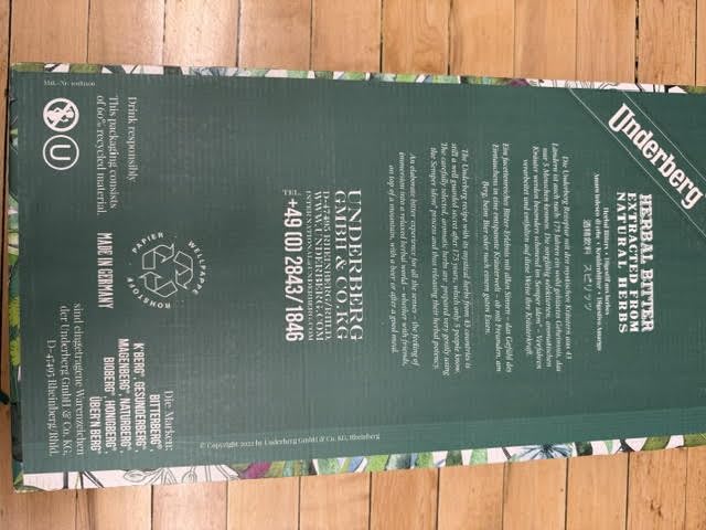 Underberg Full Case – 120 Bottles Herbal Digestive Bitters in 12-Pack Cardboard Case