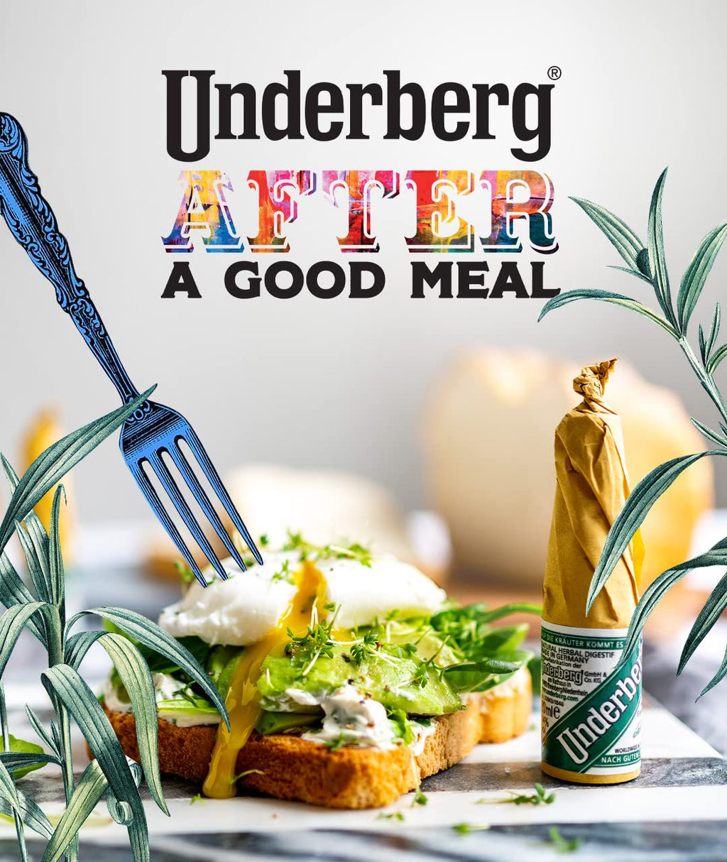 Full Case of Cardboard 12 Packs (120 Total) 120 Bottles Liquid by Underberg