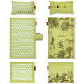 UNMERA Acupressure Mat & Pillow Set – Natural Linen & Coconut Fiber