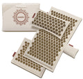 UNMERA Acupressure Mat & Pillow Set – Natural Linen & Coconut Fiber Filling