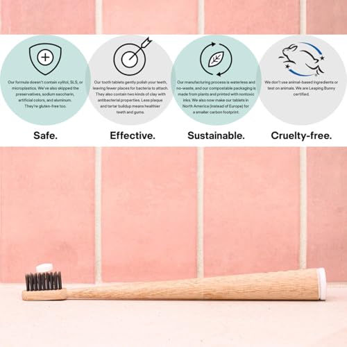 Unpaste Toothpaste Tablets - New Formula, Fluoride Mint, Xylitol Free, 250ct