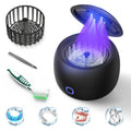 Upgraded Ultrasonic Retainer Cleaner 45kHz – Denture, Mouth Guard & Night Guard Cleaner with 200ml Pod