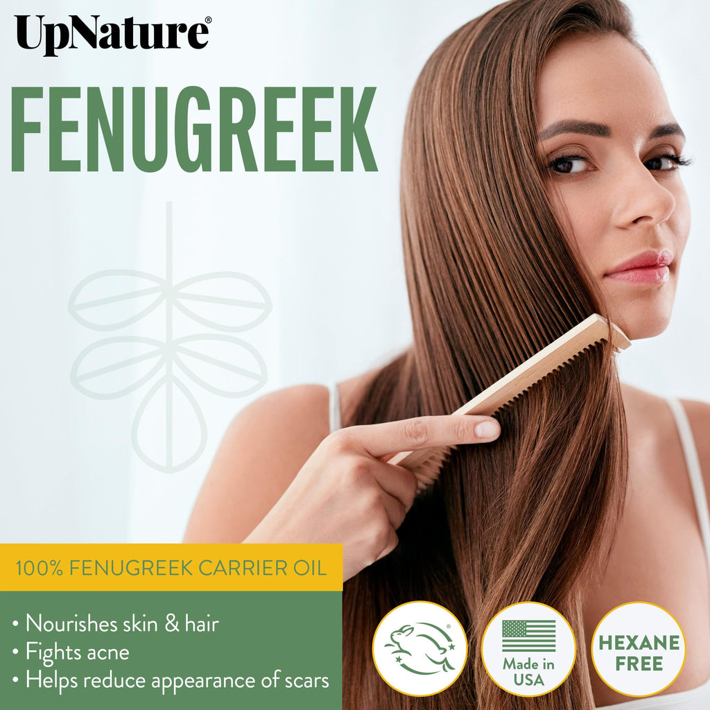 UpNature Fenugreek Oil - 100% Pure Fenugreek Seed Essential Oil (2oz)