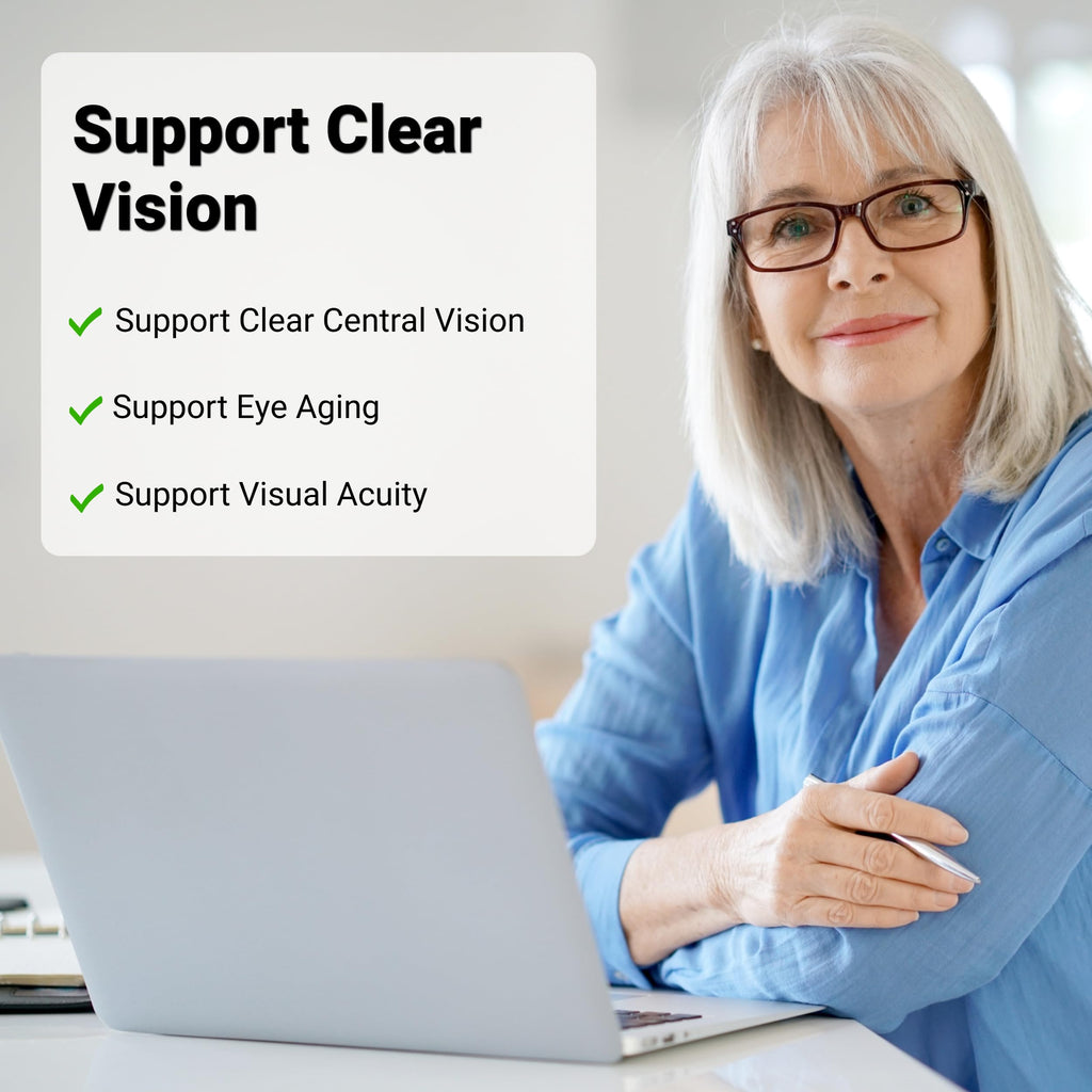 UpNourish AREDS 2 Eye Vitamins for Seniors | Vision & Eye Health Support